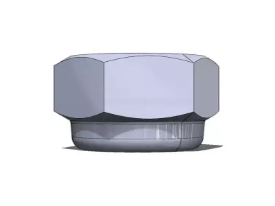 Porca Parlock M16 Nut 3D model