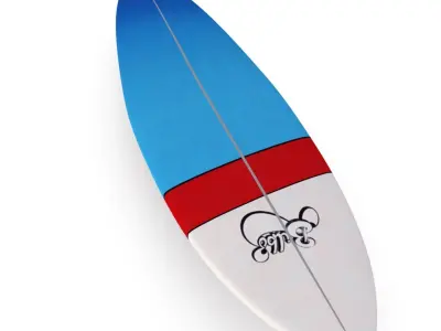 Surfboard 3d Model 05 3D model