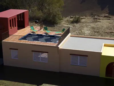 Modern House 2 Free 3D model