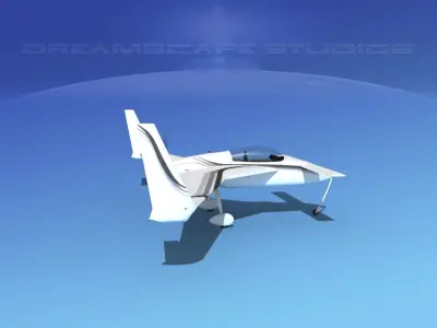 Rutan VariEze V16 3D model