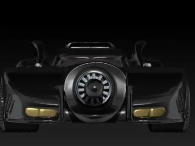 batmovil 1989 3D print model