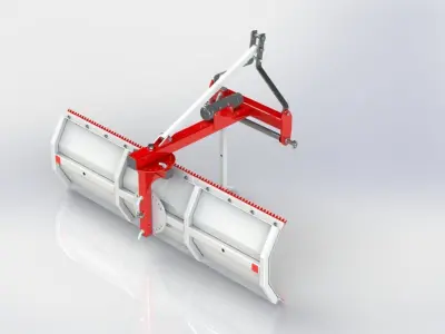 WG 1015 - Rear mounted blade 3D model