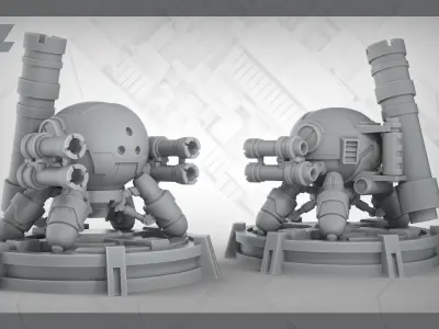 SPIDER ER-BOT 16 - Bonus Pen Holder Configuration 3D print model