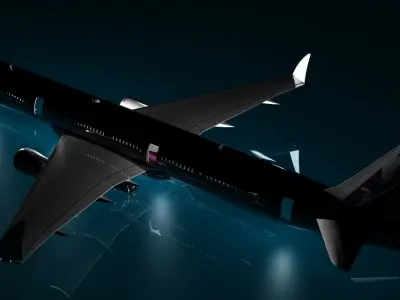 BOEING 777 - 9X 3D model