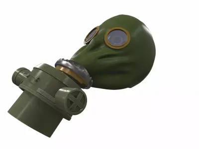 Gas Mask 07 3D model