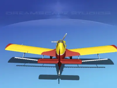 EMB-202 Crop Duster v05 3D model