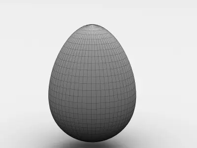 Egg 3D Model 3D model