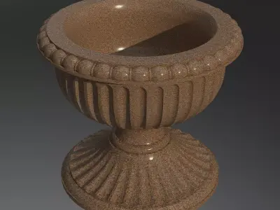 PLANT POT 01 Free 3D model