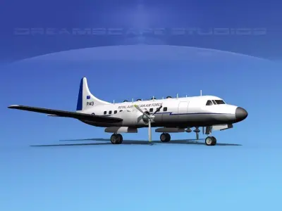 Convair T-29 RAAF 3D model
