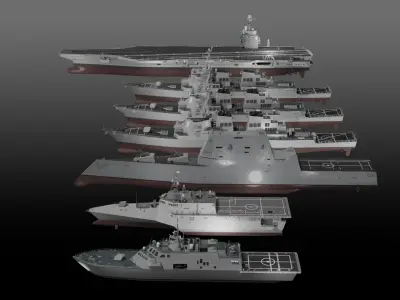 US Navy 3D Model Collection