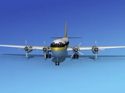 Boeing 377 Transocean 3D model