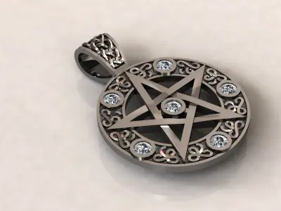 Star pendant 20 3D print model purchase