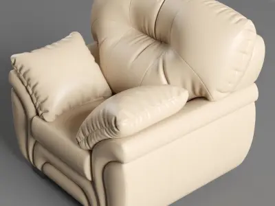 Bristol Armchair Free 3D model