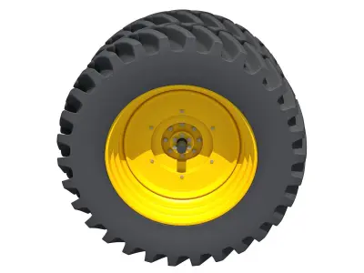 Tractor Twin Tire 3D model