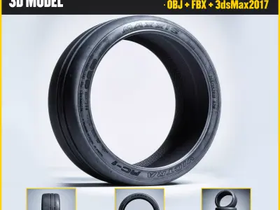 MAXXIS - VICTRA RC-1 Low-poly 3D model