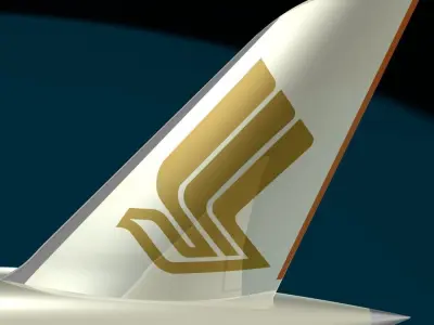 Singapore Airlines 787-10X 3D model