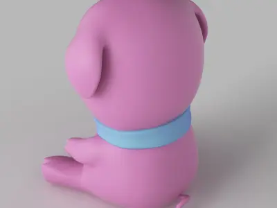 Toy Pig Animal Character 3D model 3D model