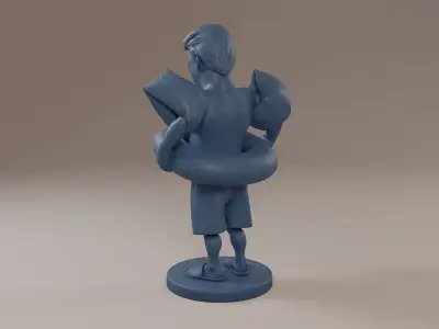 Donald Trump Swimmingpool 3D print model