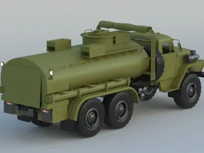 Ural-4320 Tanker 3D model