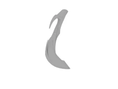 Dagger knife Free low-poly 3D model