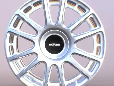 Wheel Rotiform OZR Schwarz Rim 3D model