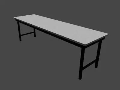 Laboratory Table Free low-poly 3D model