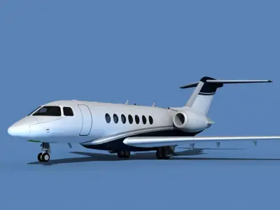 Hawker Siddley 4000 V03 3D model