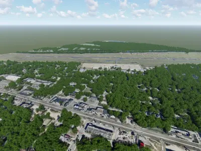 Grand Strand Airport South Carolina 3D model