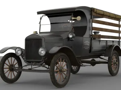 Ford Model T 1924 3D model