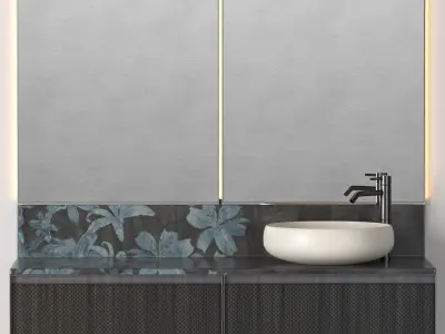 ARTELINEA - skin 140 bathroom furniture Free 3D model