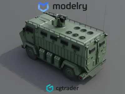 Military MRAP 3D model