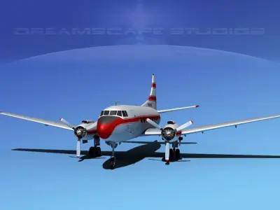 Martin 202 Aerojet General 3D model