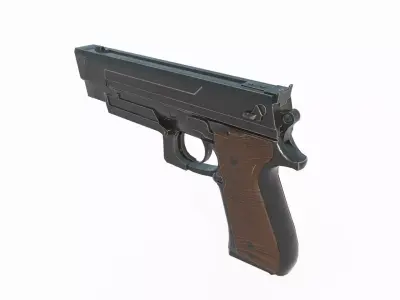 Modern weapons handguns 3D model