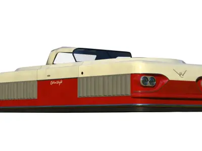 Air Car Model 2500 Howercraft 3D model