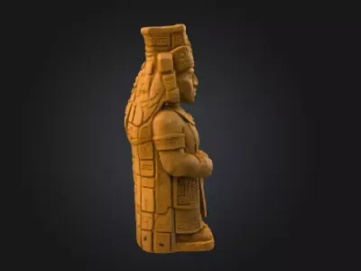 Ancient Guardian Low-poly 3D model