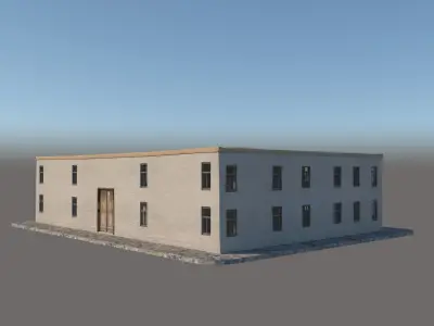 Old Structure Low-poly 3D model