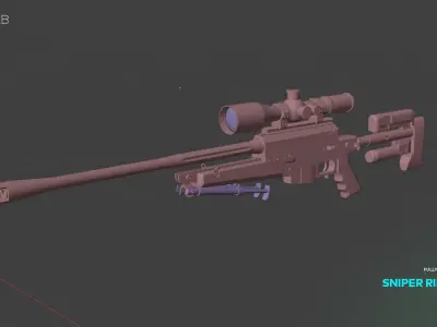 PGM Sniper Rifle 3D model