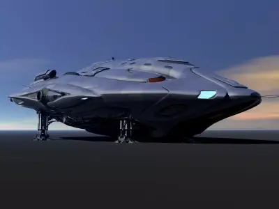Phaelon Deep Space Transport 3D model