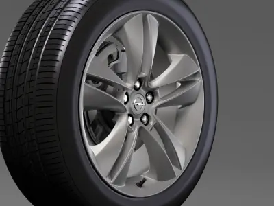 Opel Combo Tour wheel 2017 3D model