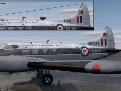 De Havilland DH-104 Dove 3D model