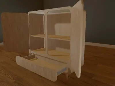 Susie Cabinet by Path Design Free 3D model