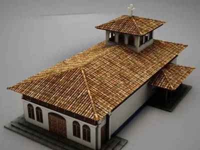 High Def Latin Church 3D model