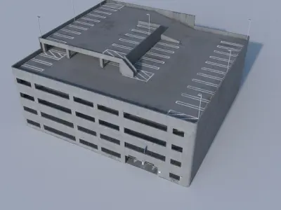 Parking Garage 3D model buy