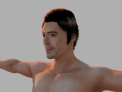 Robert Downey Jr 3D model