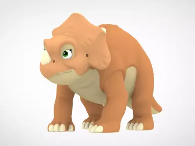 Cera Threehorn 3D model