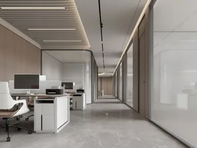 office interior 3D model 23