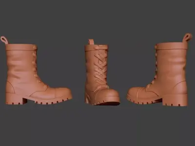 Stylized Boot 2 3D model