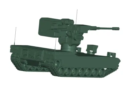 robotic Remote controlled weapon station 3D model