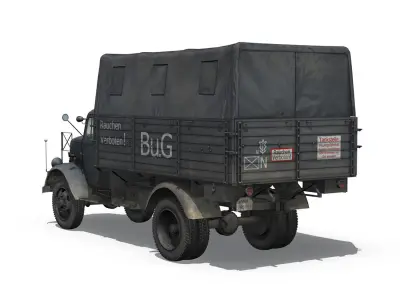 Opel Blitz 3ton - Fuel Transporter 3D model