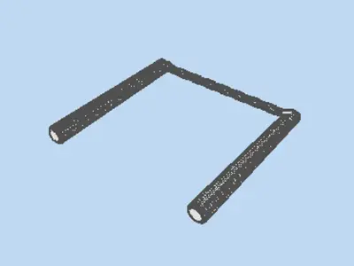 ChainStick - Wooden 3D model